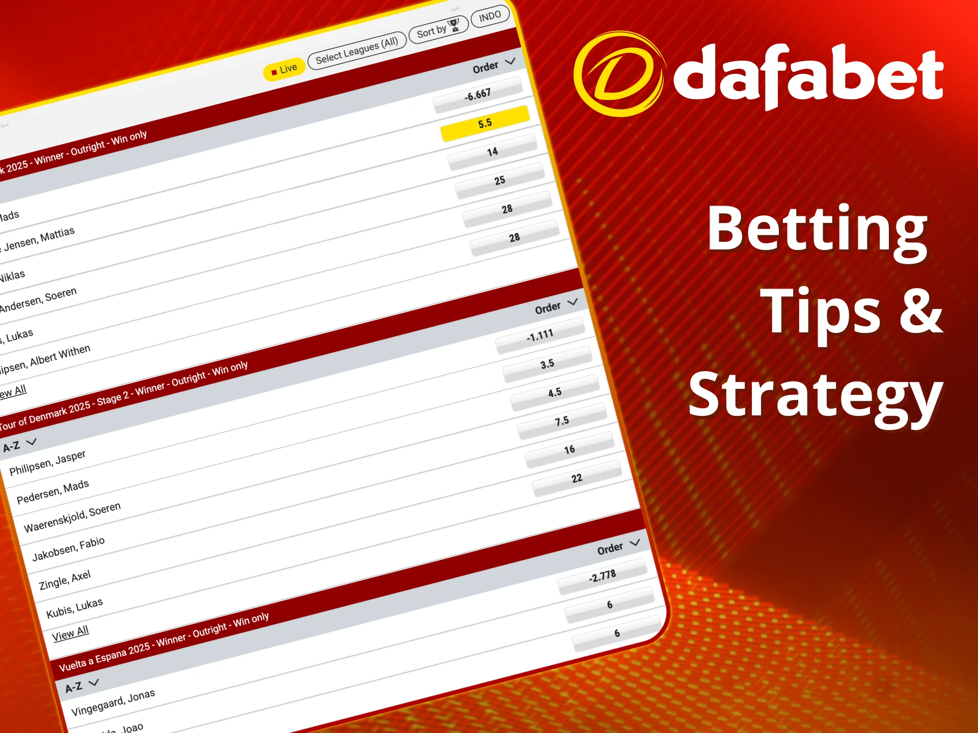 Learn winning horse racing strategies at Dafabet.