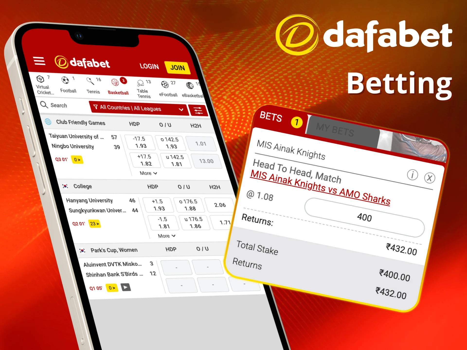 Win big with sports betting on Dafabet.